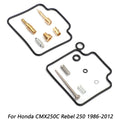Carburetor Rebuild Repair Kit 0201-318 for Honda Rebel 250 CMX250C (1986–2012)