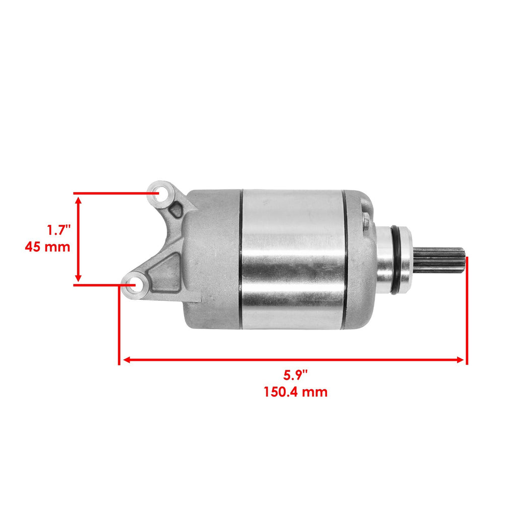 Caltric Starter Motor OEM Replacement for Honda CRF250X 2004–2017