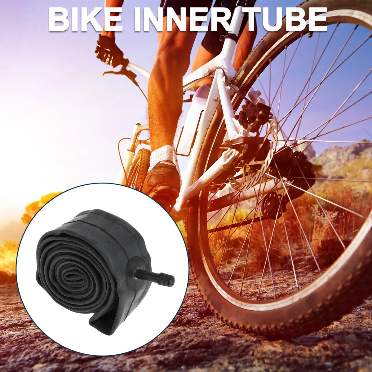 Bike Inner Tube 27.5x1.95 1.95 2.125 America Type Valve for Unknown Model