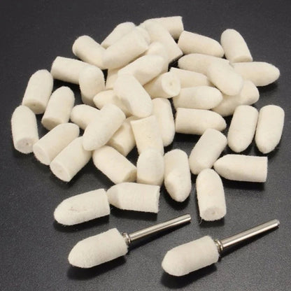 47 Pcs Wool Grinding Heads Set for Metal Wood Cleaning
