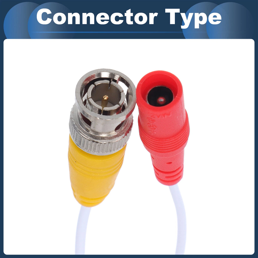 Reverse Rear View Parking Camera Video Cable BNC+DC for Universal (10M)