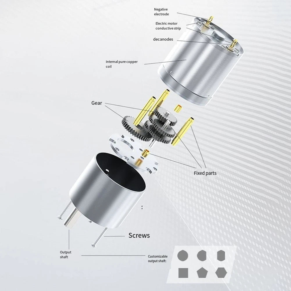 12V Gear Motor JGB37 3530 for DC Applications
