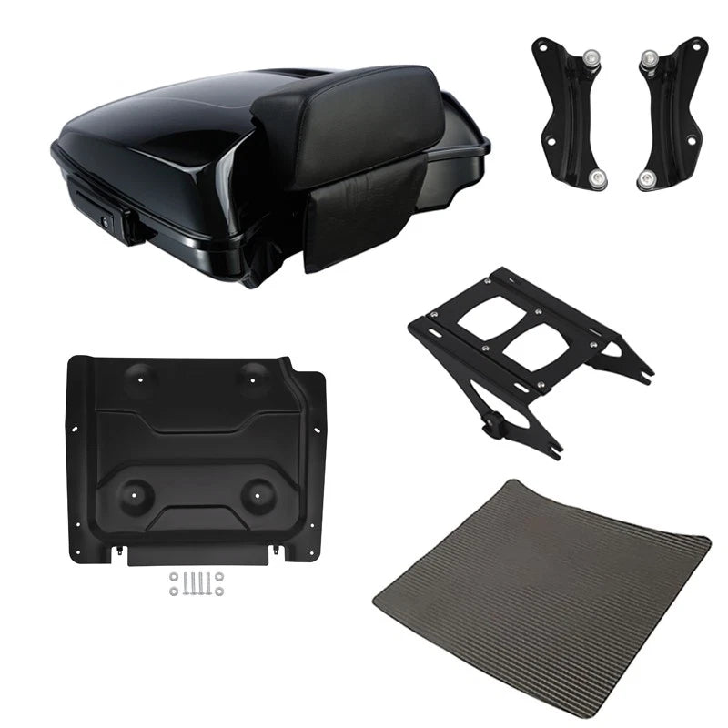 Trunk Backrest Rack Docking Plate for Harley Street Glide (2014–2026)