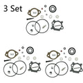 Set of 3 Carburetor Repair Kits for B&S 492495 493762 498260