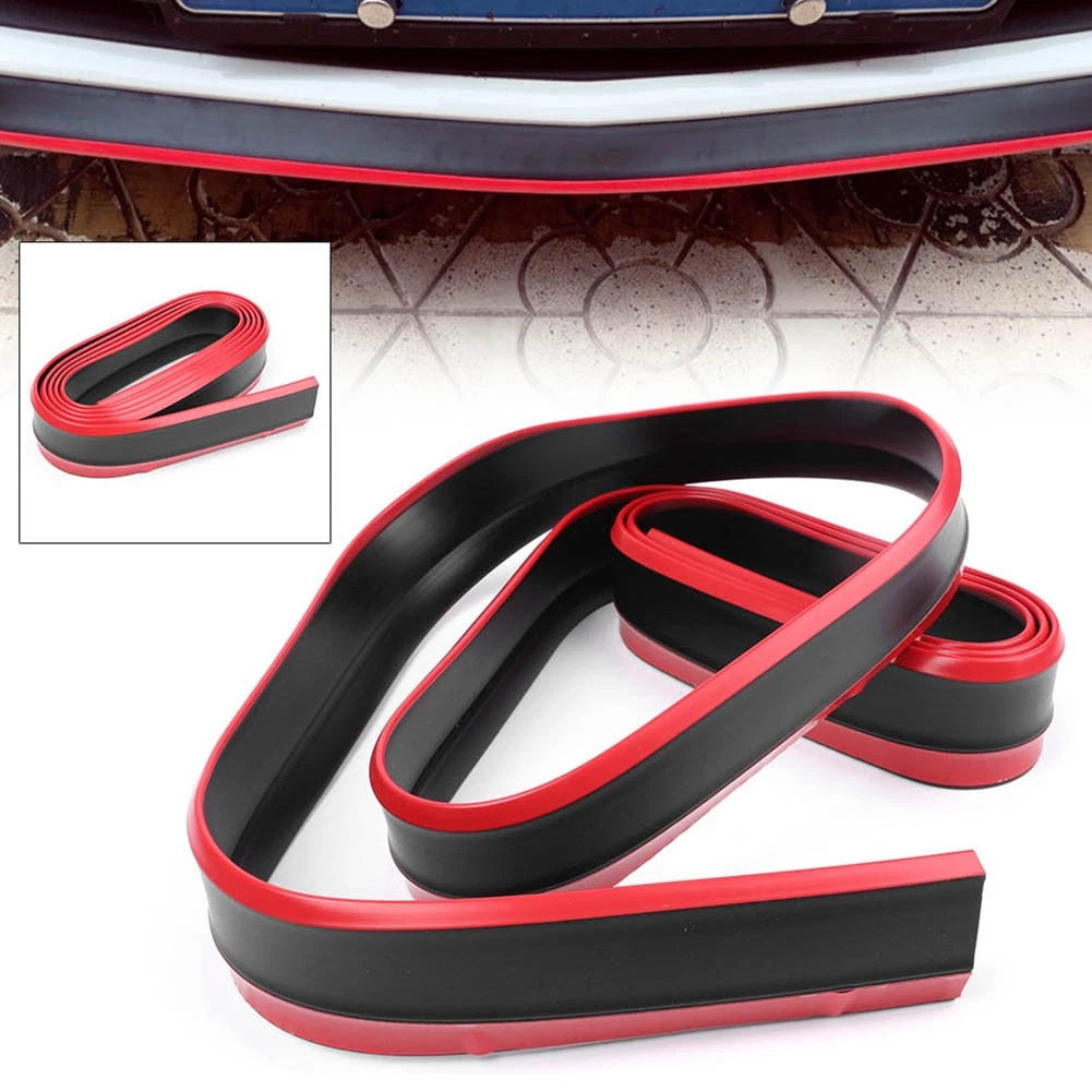 Rubber Lower Lip Protective Strip for Auto Bumper Skirts (2.5M)