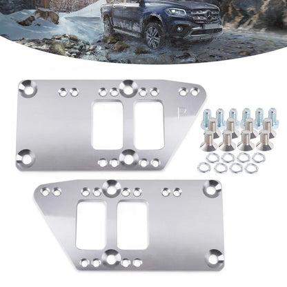 Bolt-on Engine Adapter Plate for Adjustable Fit Design