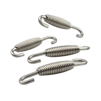 Set of 4 Exhaust Spring Pipe Muffler Springs for Motorcycle (55mm)