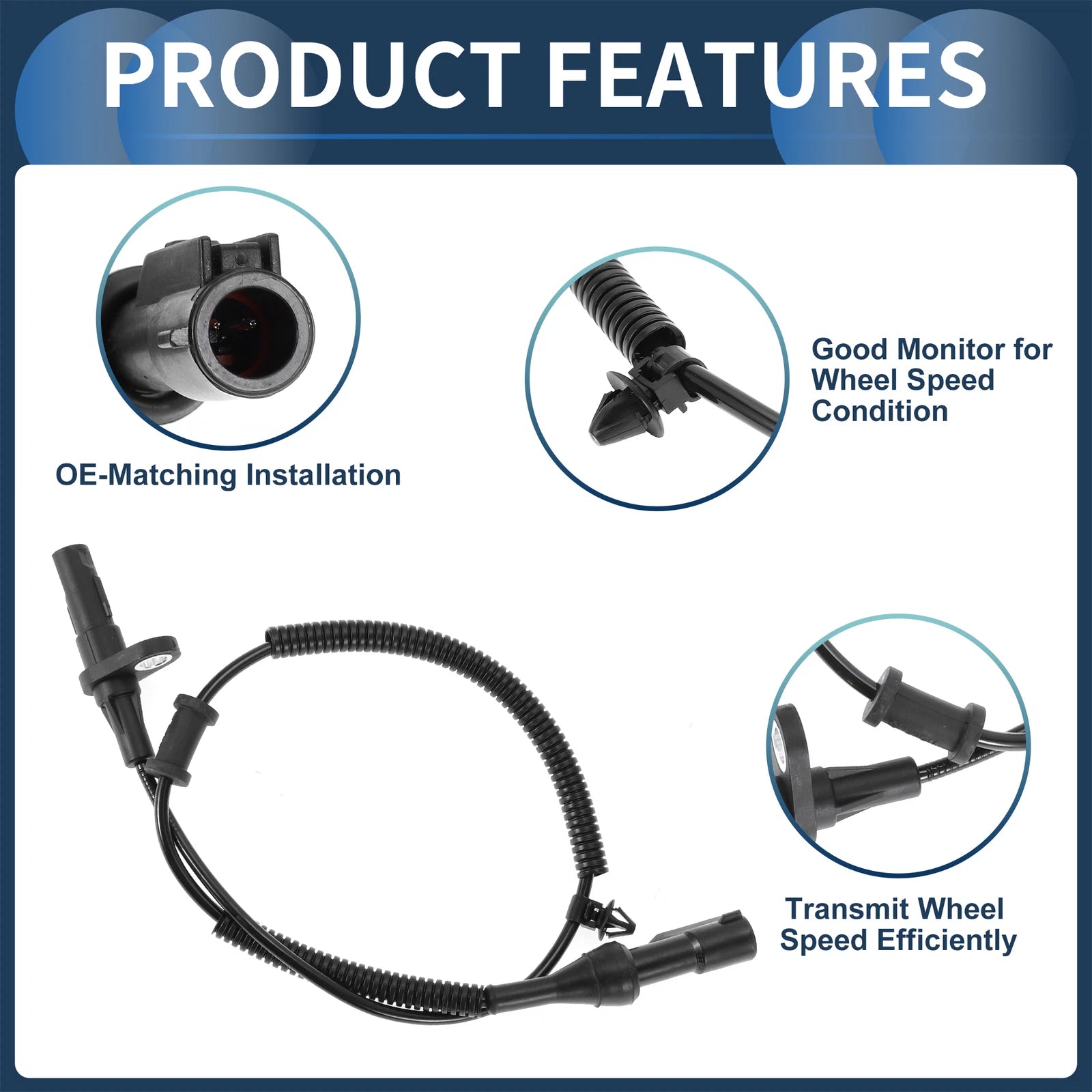 ABS Wheel Speed Sensor No. 5R3Z2C190AA for Ford Mustang (2005–2014)