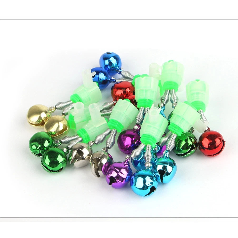10PCS Fishing Clip Bells for Rod Use