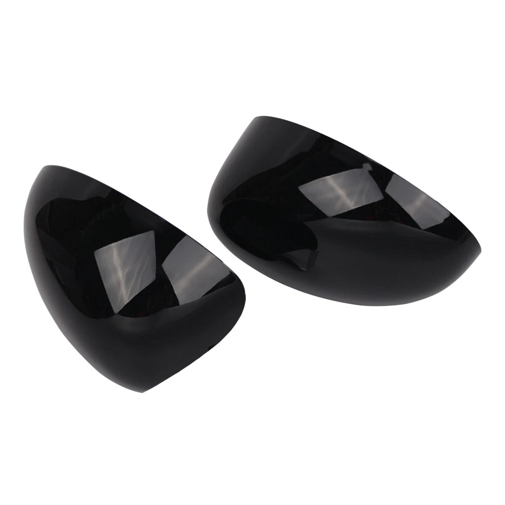 2X Gloss Black Rearview Mirror Cover Cap for Mini Cooper R50 R52 R53