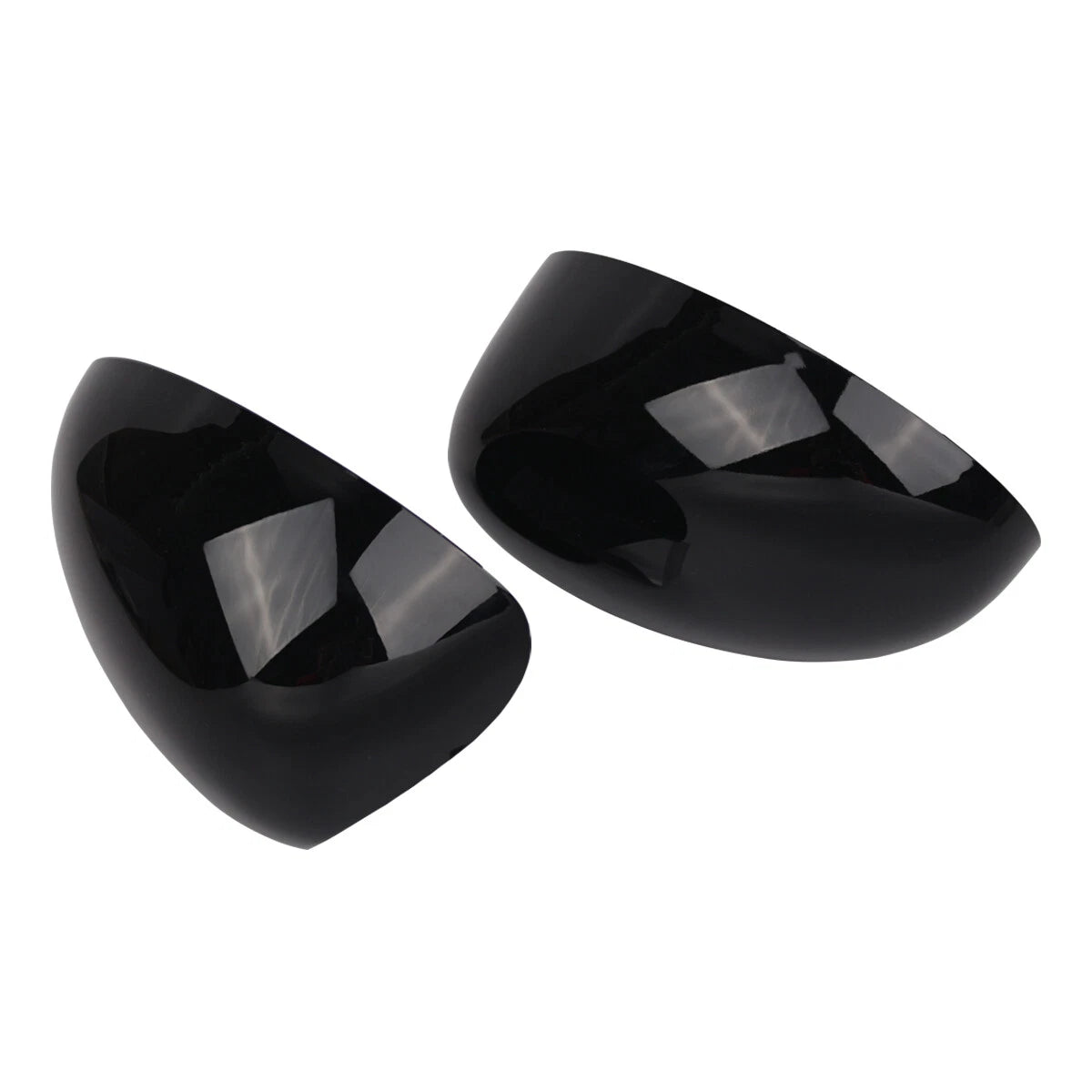 2X Gloss Black Rearview Mirror Cover Cap for Mini Cooper R50 R52 R53