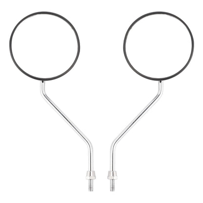 Round Black Chrome Arm Mirror 8mm for Honda NA/NC/NN/NQ/NX/PA/SE/TG50 C70