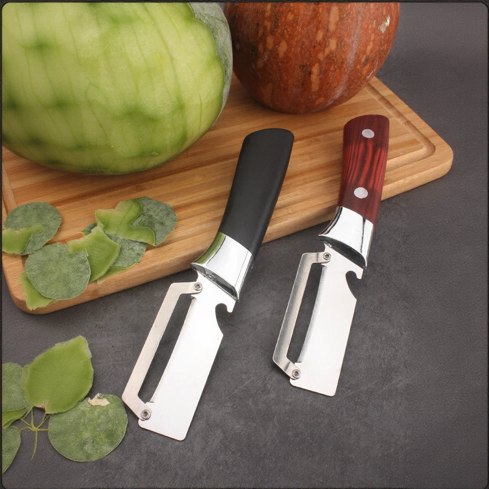 Vegetable Peeler for Home Kitchen (Ergonomic Wooden Handle)