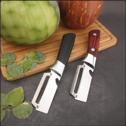 Vegetable Peeler for Home Kitchen (Ergonomic Wooden Handle)