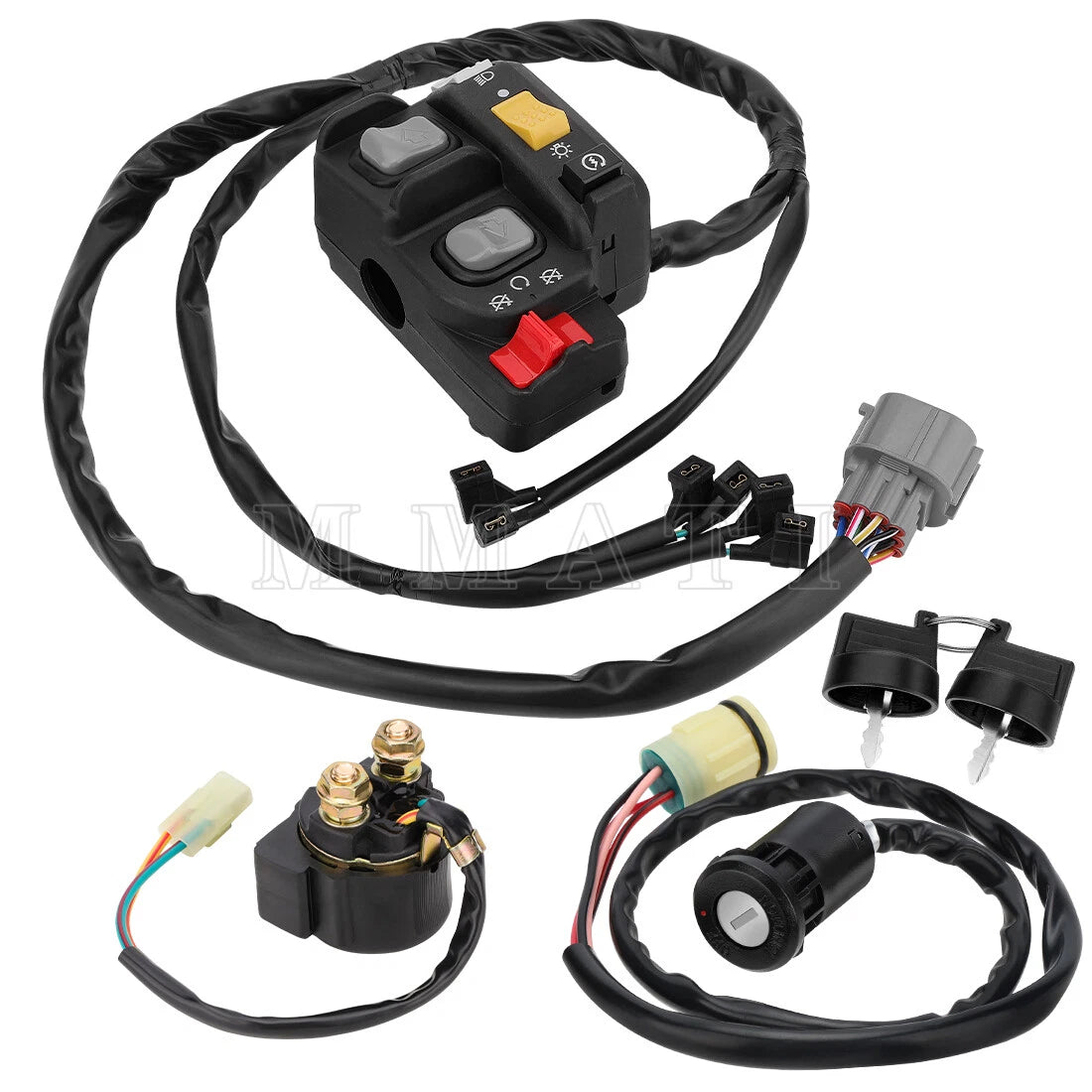 Handlebar Ignition Key Switch w/Relay for Honda Rancher TRX420 (2007–2013)