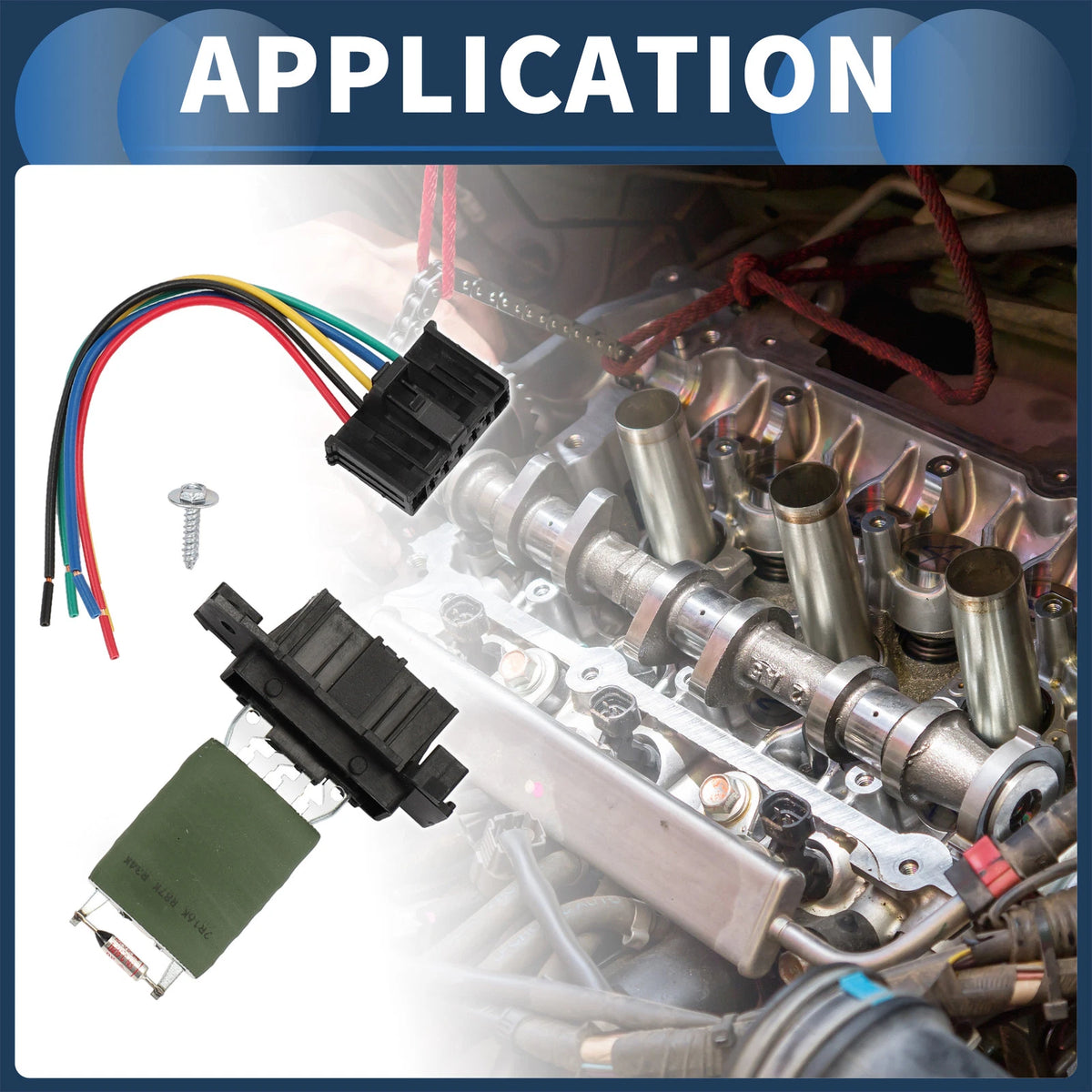 HVAC Blower Motor Resistor No. 6845796 for Vauxhall Corsa MK III (2006–2014)