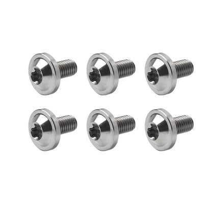 Set of 6 Titanium M5 Truss Torx Bolts M5x10mm for Motorcycle