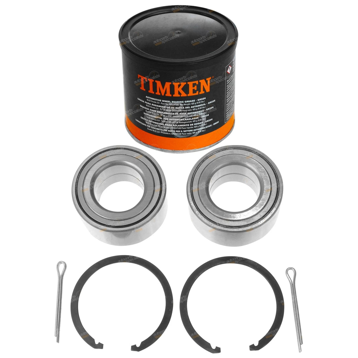 Front Wheel Bearing Kits + Grease for Hyundai Elantra FC XD (2000–2006)