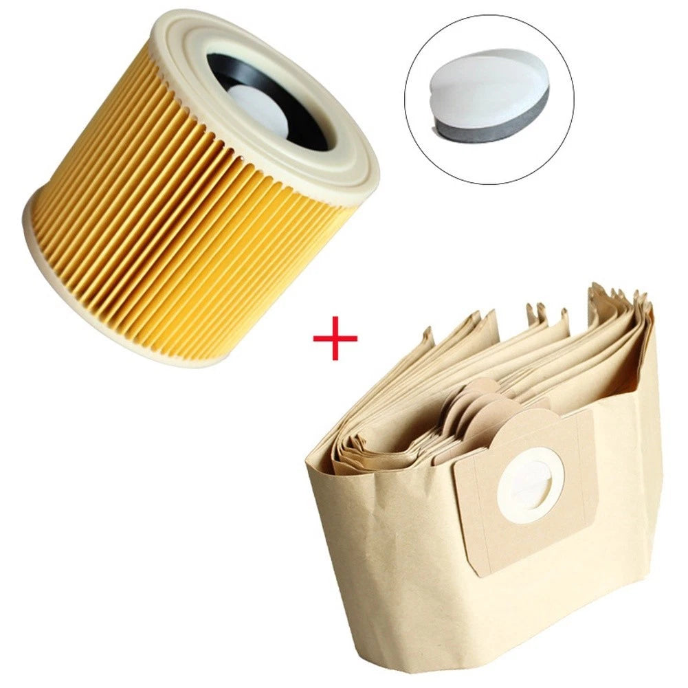 HEPA Filter and Dust Bags for Karcher A2004 A2204 (2004–2004)