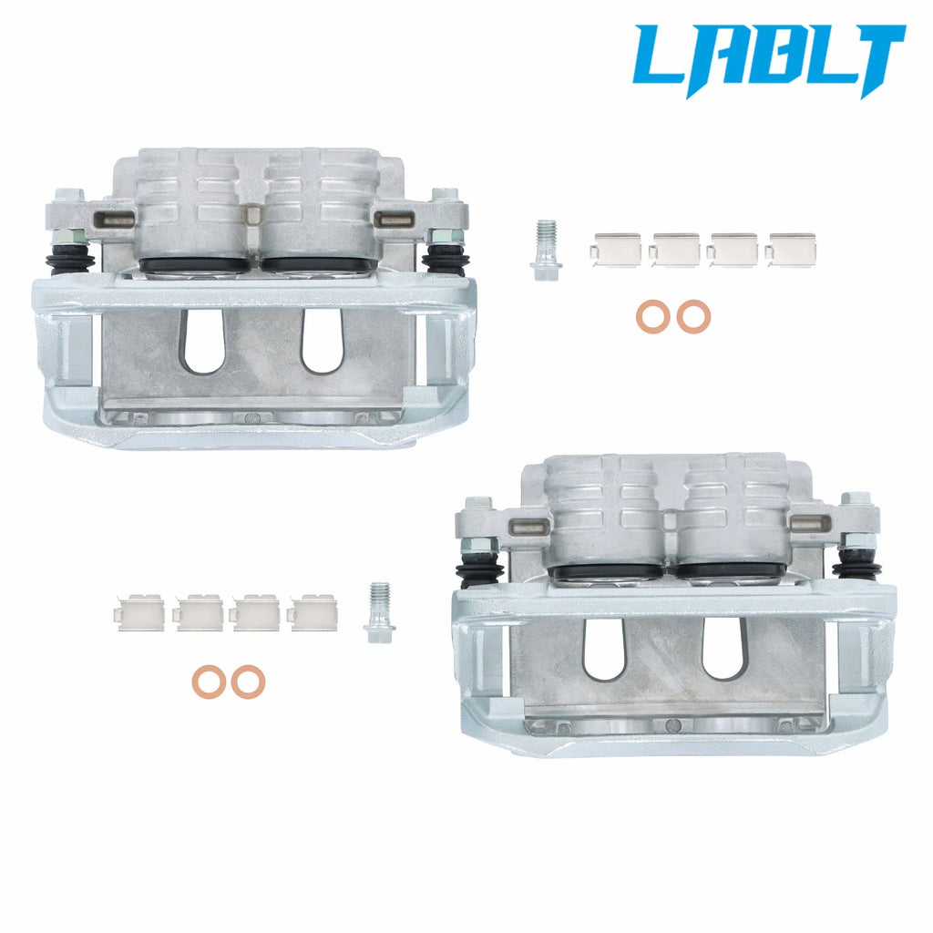 2X Front Left & Right Disc Brake Caliper w/ Bracket for Ford Mustang (2005–2010)