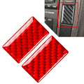 Radio CD Panel Side Button Cover Trim For Volkswagen Passat B5 2001-2005 Red