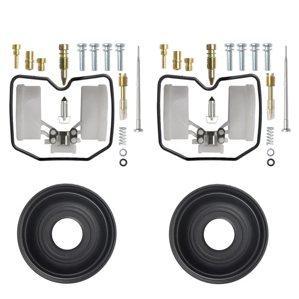 2x Carburetor Float Diaphragm Kit Replace For KAWASAKI Vulcan 500 EN500A 91-95