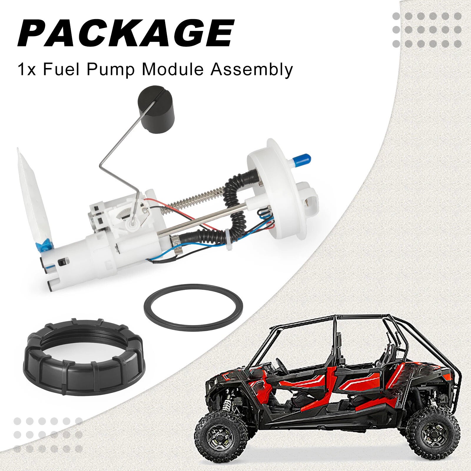 Replacement Fuel Pump for Polaris RZR 900 S (2015–2024), RZR 1000 XP/XP 4 (2014–2023)
