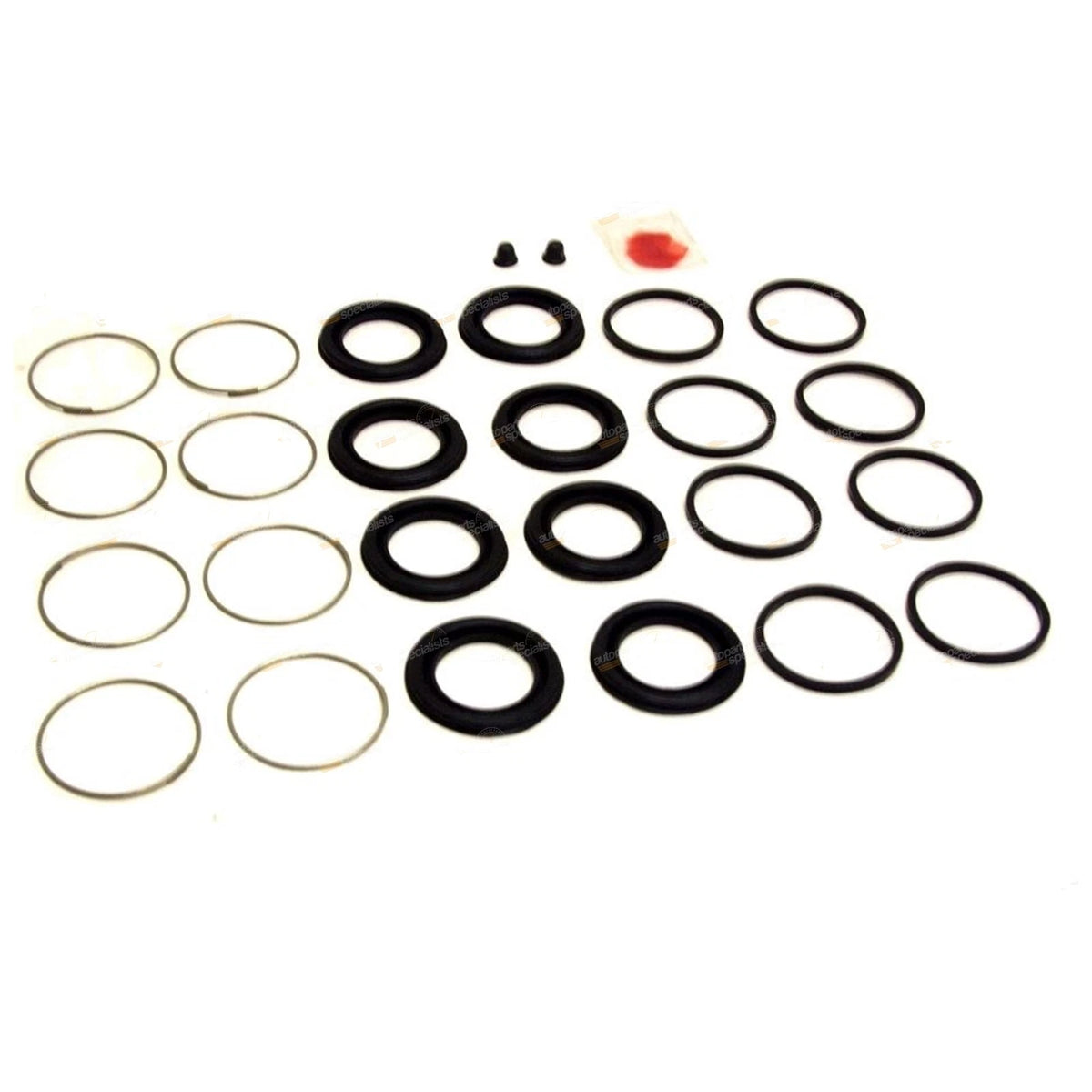 Front Brake Caliper Rubbers Pistons Kit for Landcruiser 80 Series (1992–1998)