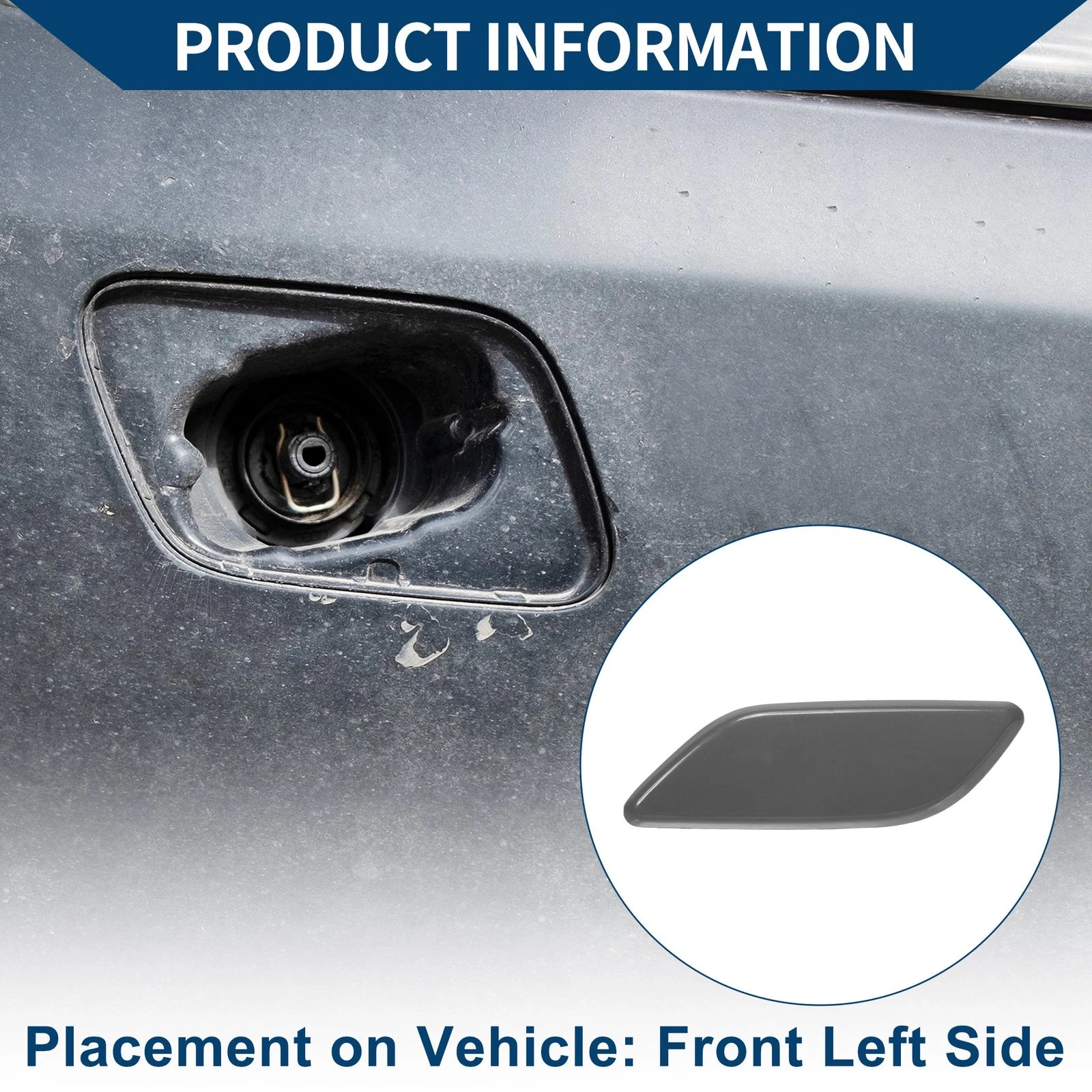 Front Left Washer Nozzle Cover Cap for Honda Accord (2008–2010)