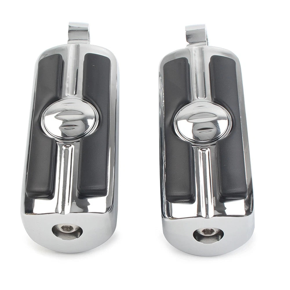 Chrome Footpegs for Harley-Davidson (10 mm, Pair)