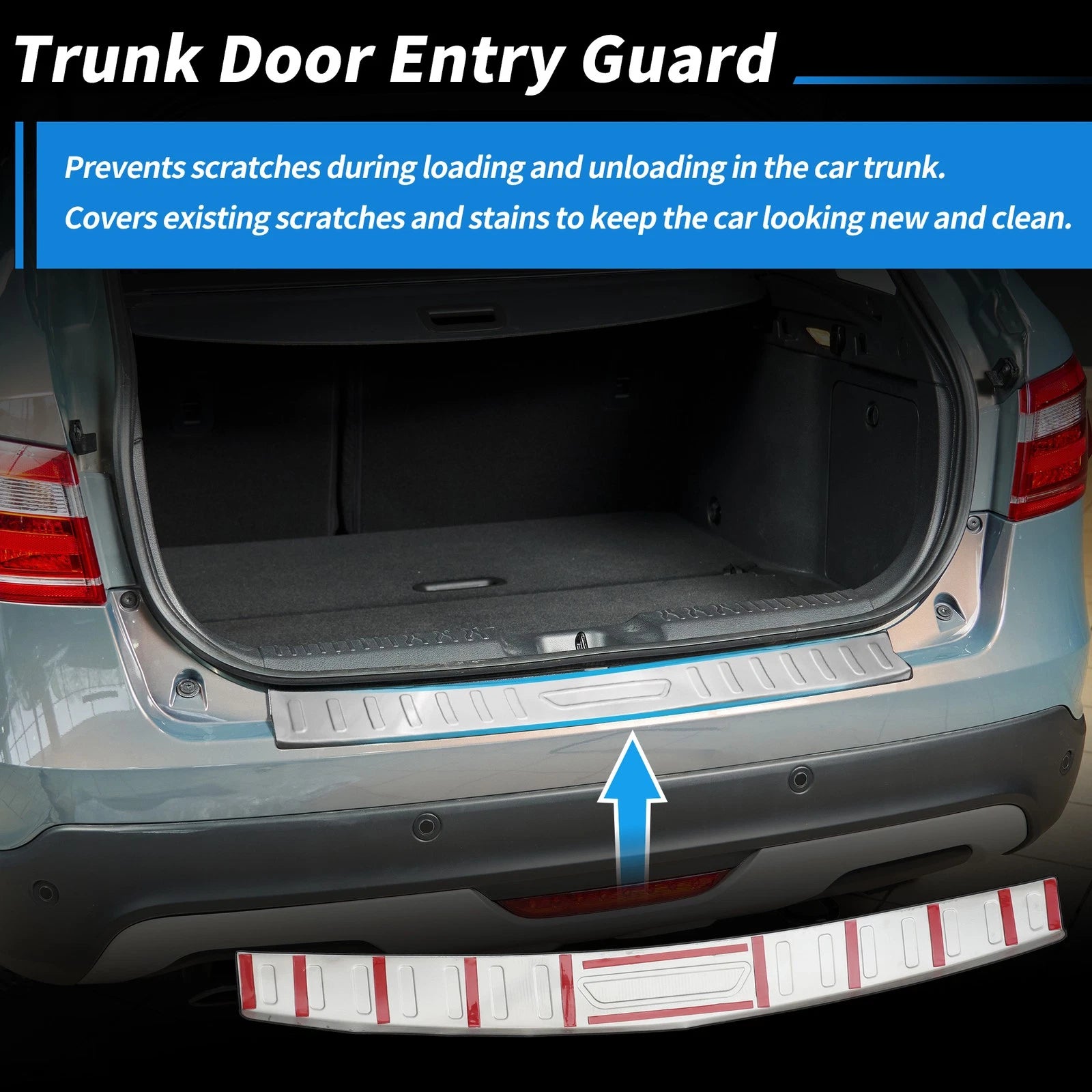 Rear Bumper Guard Protector Door Entry Guard for Chevrolet Equinox (2018–2024)