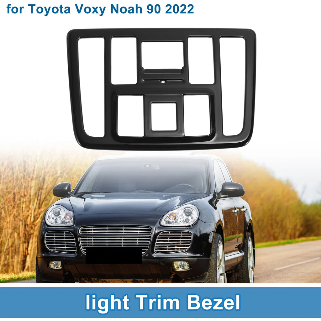 Front Row Light Trim Bezel for Toyota Voxy Noah (2022) Black