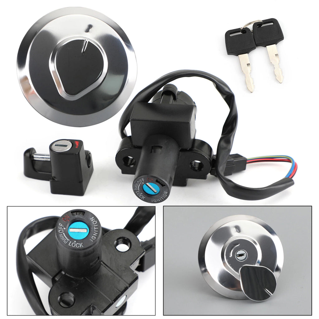 Set of 2 Ignition Switch Fuel Cap Seat Lock Keys for Honda XR125L (2003–2008)