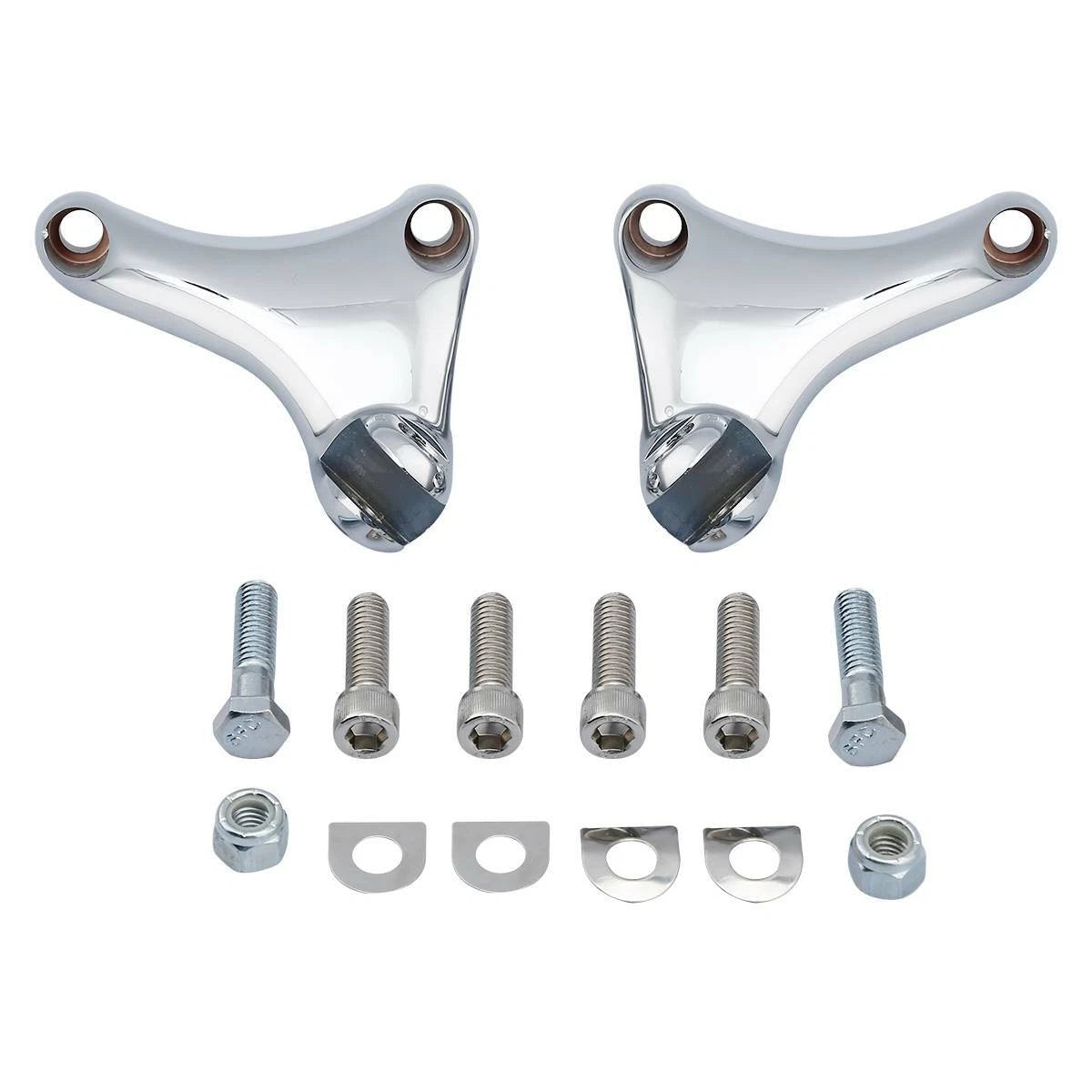 Chrome Rear Passenger Foot Peg Mount for Harley Sportster 883 XL1200 (2004–2013)