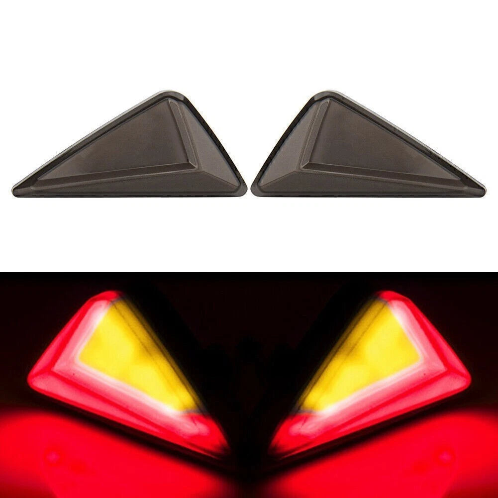 Amber Red Flush Mount LED Turn Signal for