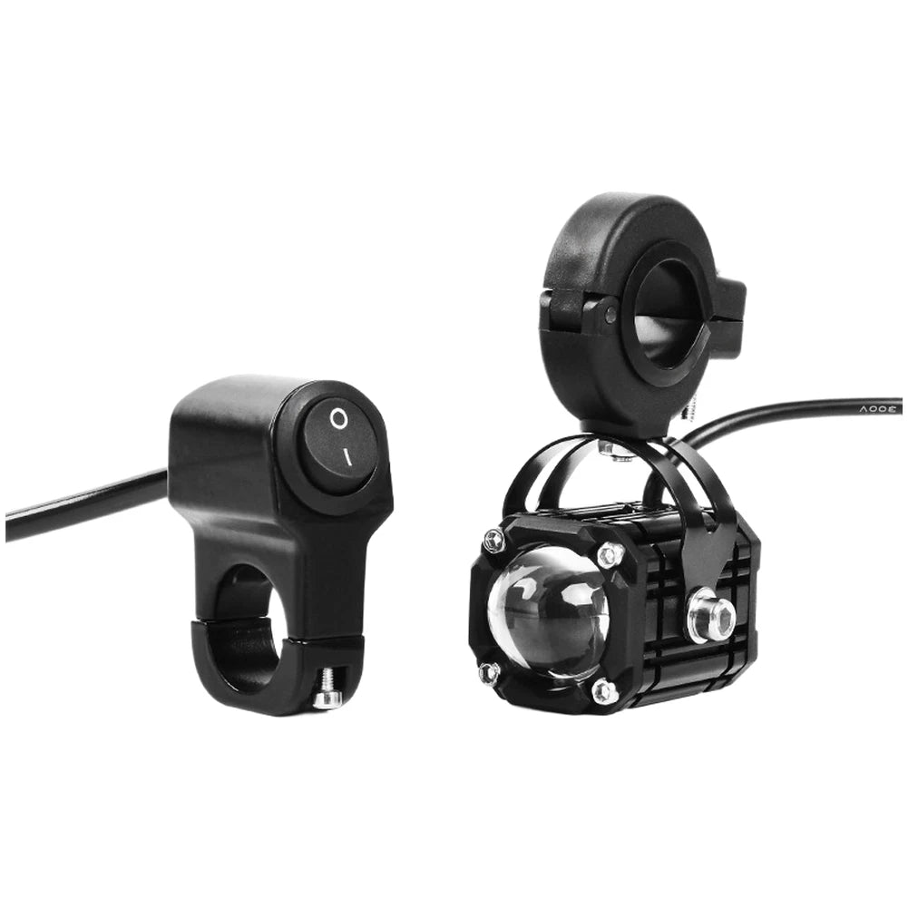 Motorcycle LED Devil Eye Spotlights Compatible with 18 to 25mm Tube Diameter