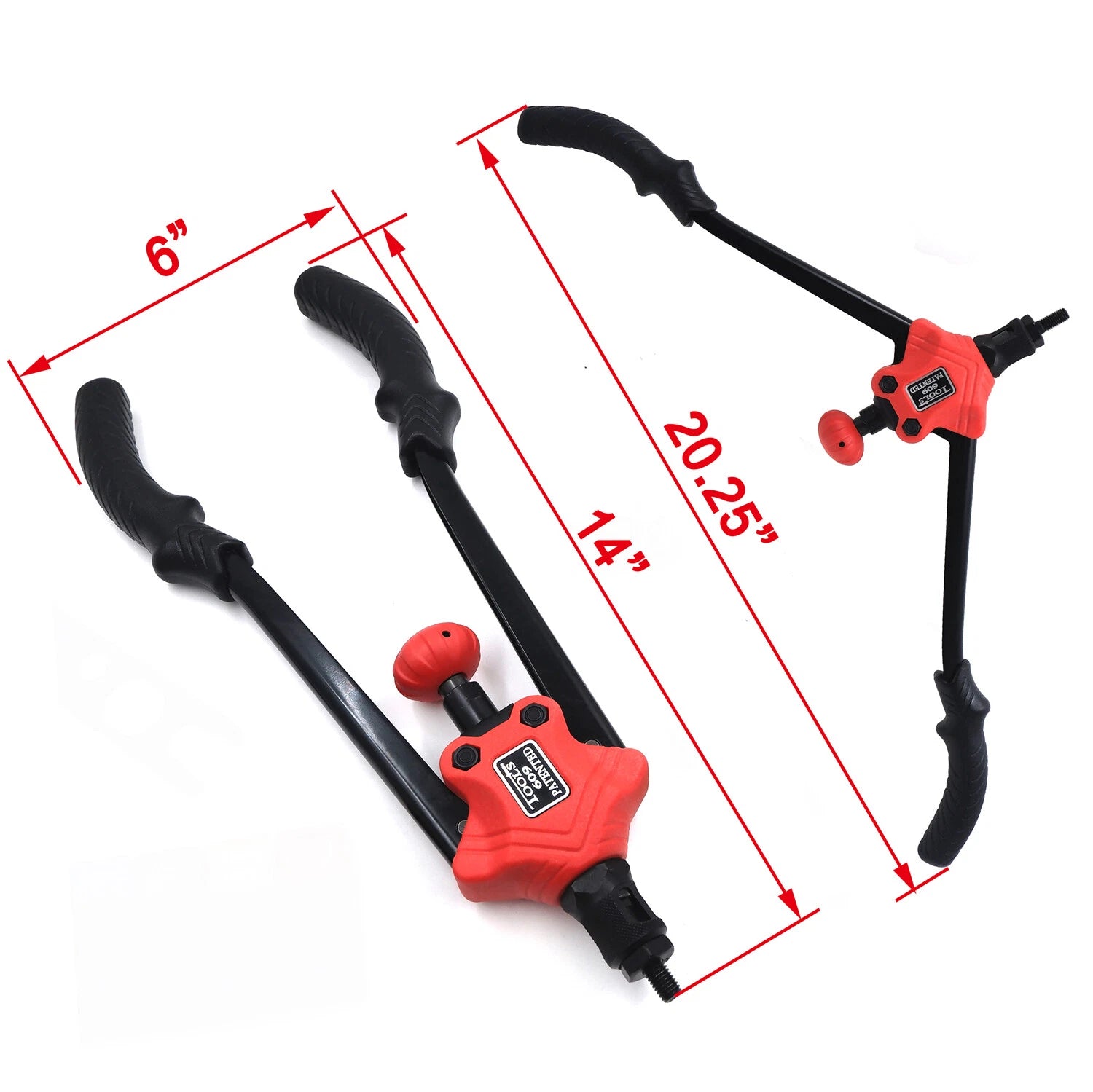 Rivet Nut Gun Kit 60pcs for Universal Use (360mm, 14")