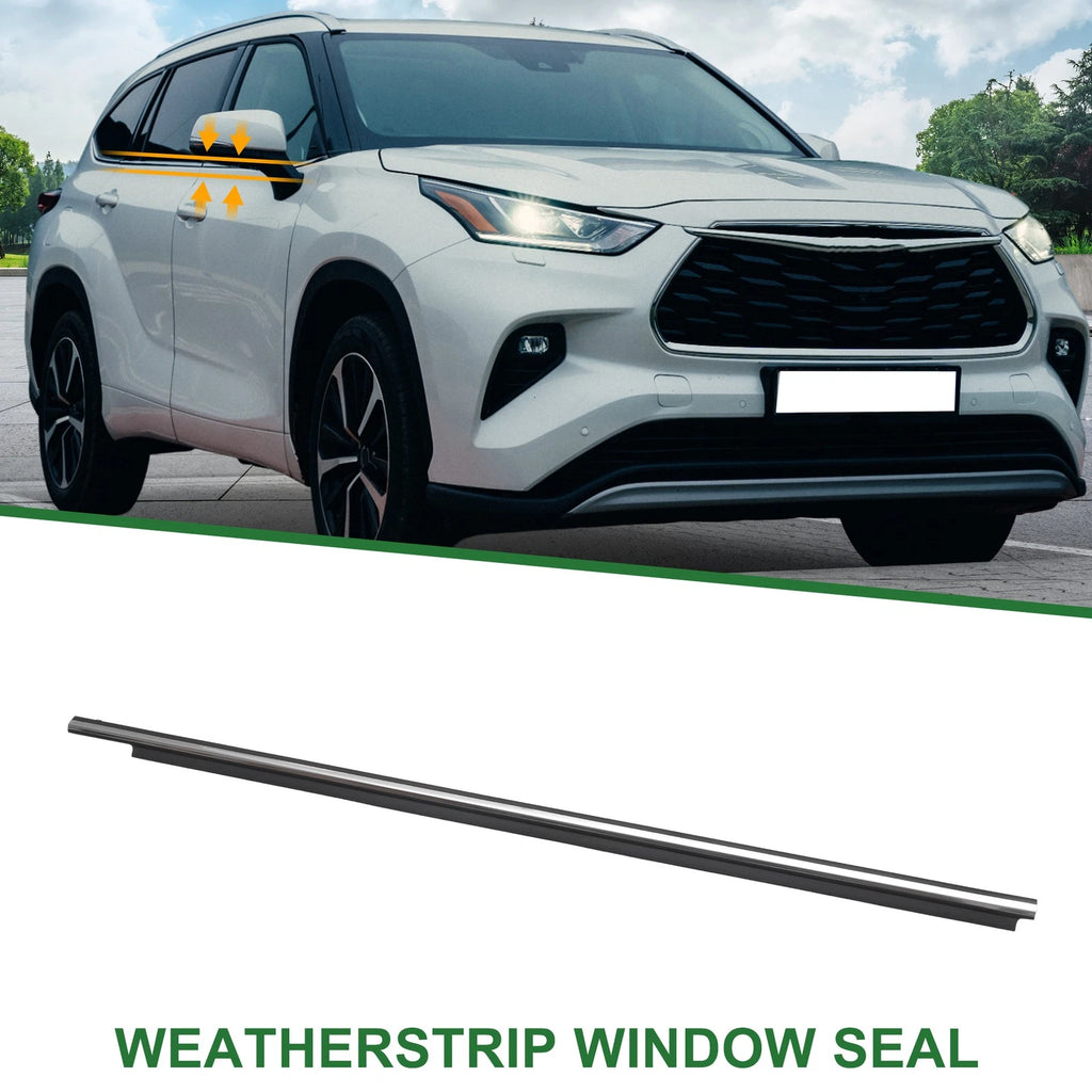 Front Left Window Weatherstrip Seal for Toyota Highlander (2015–2019)