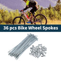 Spoke Nipples 45 Steel Galvanized Universal for Bicycle 13G (110mm)