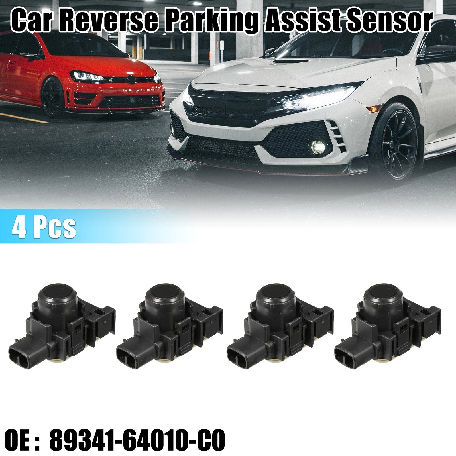 4 Pcs Reverse Parking Assist Sensor Replacement for Toyota 4Runner (2014–2023)