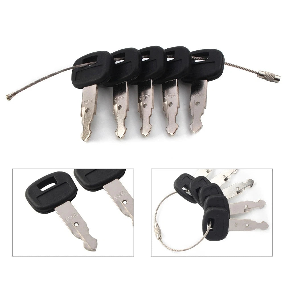 5 Pcs Ignition Keys for Kubota (RC411-53933, RC461-53930)