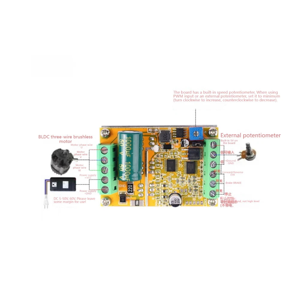 Brushless Motor Control Module 380W for
