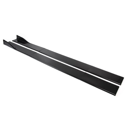 Side Skirt Extensions Panel Splitters Lip for Car Sedan Coupe (2M/78.7")