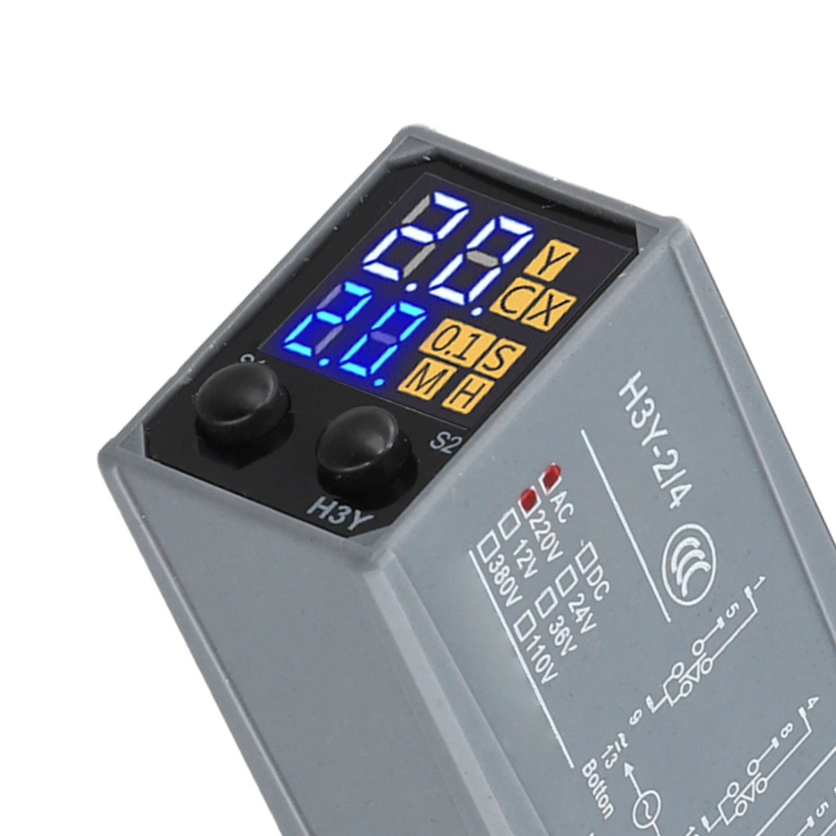 H3Y2 Time Relay for Automation with Clear LCD Display