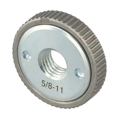 Secure Locking Nut for Angle Grinder (Quick Release, Silver)