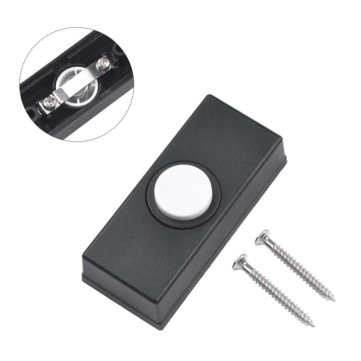 Bell Push Button Inserts for Convenient Replacement