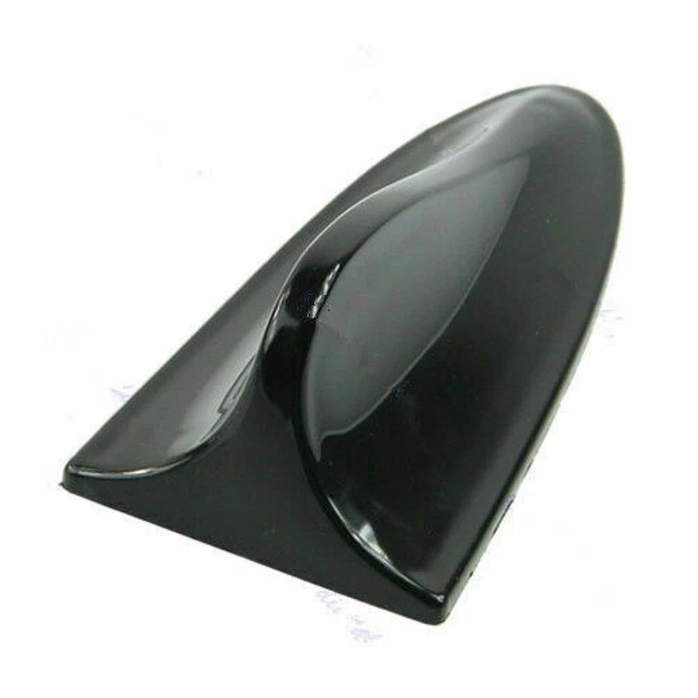 Shark Fin Roof Antenna for Universal Fitment (Black ABS Plastic)