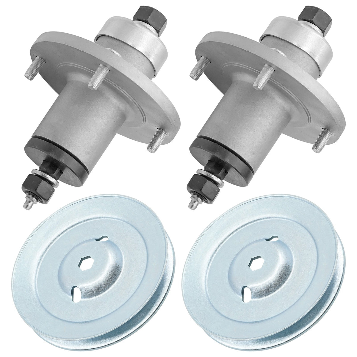Deck Spindle Pulley Replacement for John Deere X300 X304 X324 X360 (2003–2005)