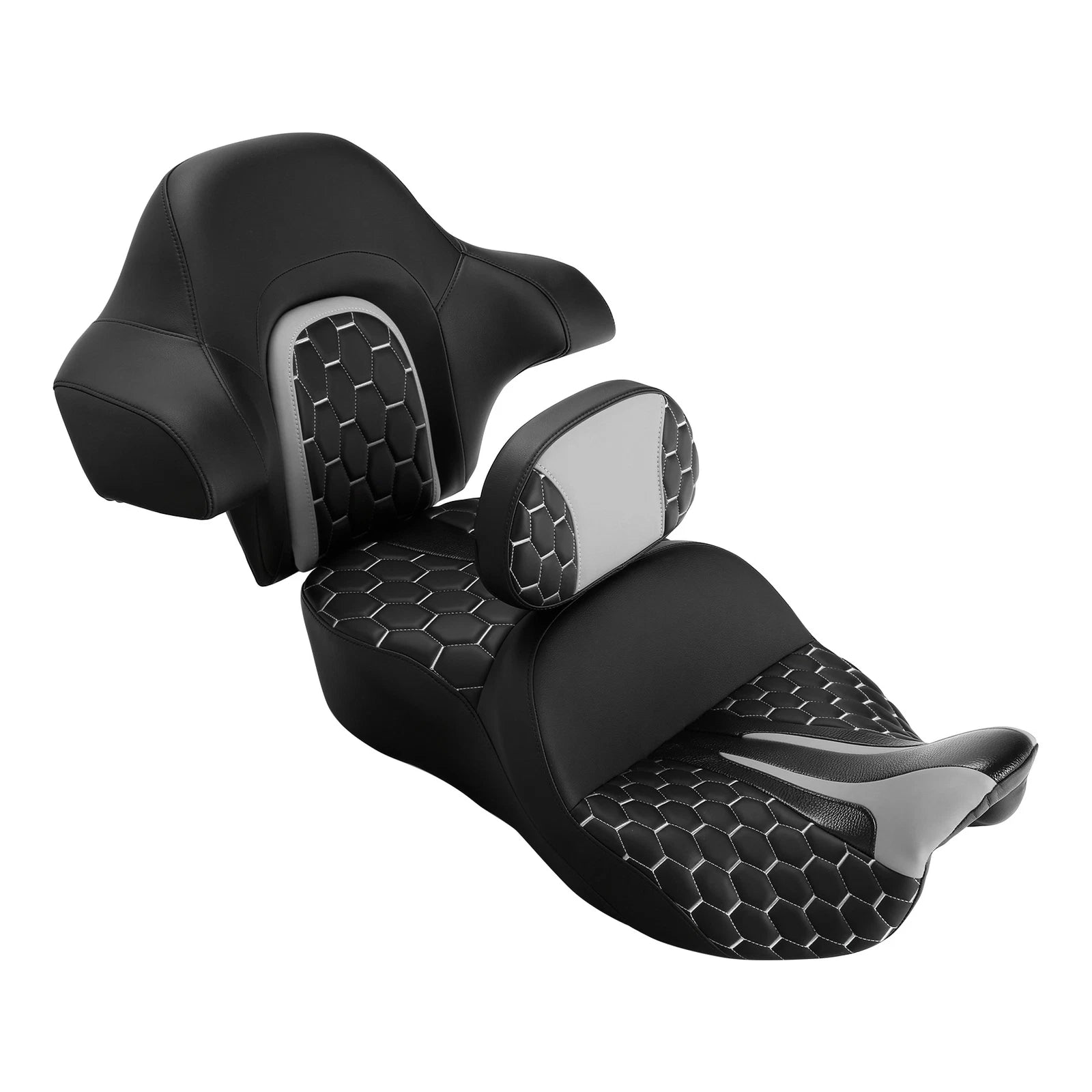 Seat Backrest for Harley Road Glide (2014–2023) Black/Grey