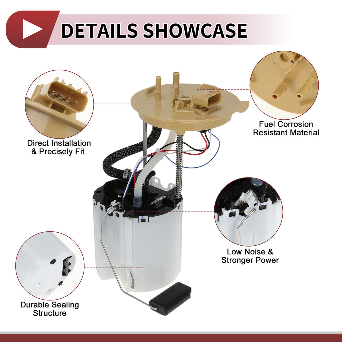 Electric Fuel Pump Replacement Assembly for Chevrolet Cruze Diesel (2014–2015)